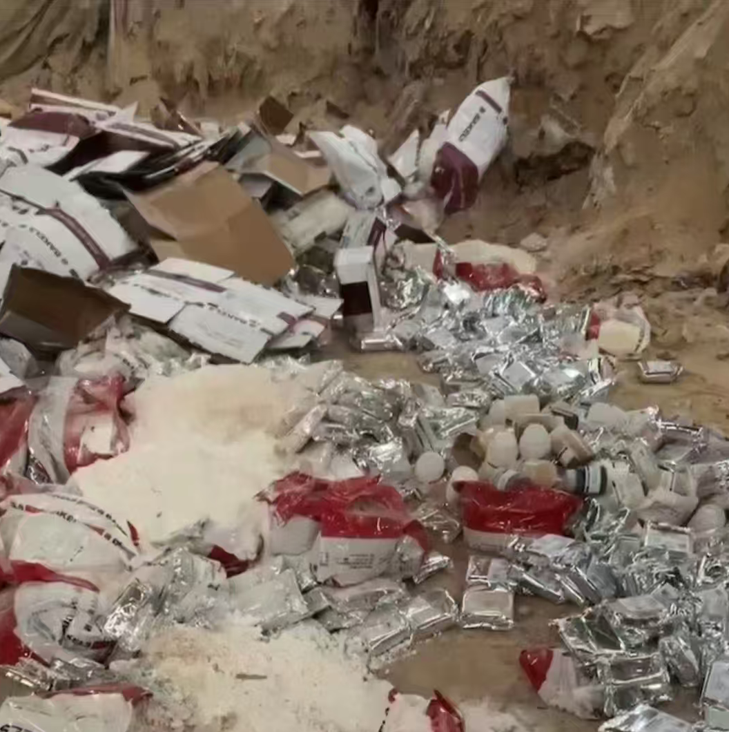 广州蛋糕巧克力糖果销毁， 受潮霉变面粉流体填埋处理